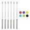 6 PCS 9.5 Inch Color-Coded Stainless Steel Fondue Forks, Cheese Fondue Fork Stainless Steel Fruit Fondue Forks with Heat-blocking Handle for Chocolate Fountain Cheese Hot Pot Barbecue Marshmallows